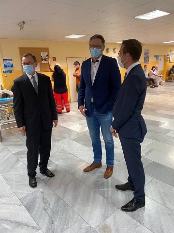 Minister zdravotníctva Marek Krajčí predstavil nového riaditeľa Fakultnej nemocnice J.A. Reimana v Prešove