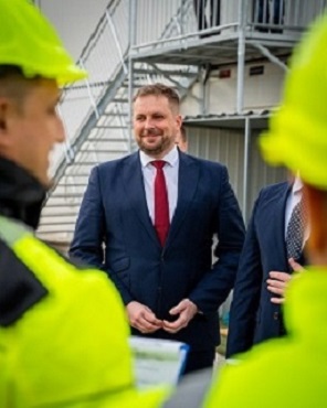 Minister zdravotníctva K. Šaško a vicepremiér P. Kmec  skontrolovali výstavbu nemocnice v Martine